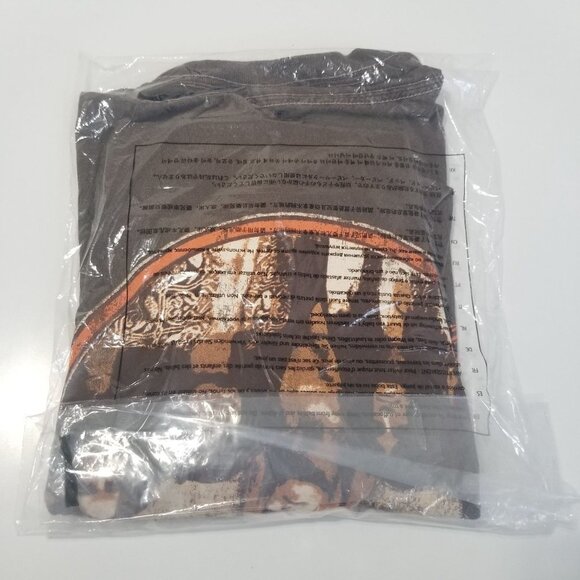 NWT FORVER 21 Aerosmith Oversized Graphic Tee Size M/L Color Brown - Picture 9 of 10